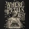 "Where Petals Rest" Heavyweight Unisex Crewneck T-shirt
