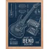 "Where the Bend Begins" Premium Wooden Framed Poster