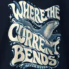 "Where the Current Bends" Heavy Blend Unisex Crewneck Sweatshirt