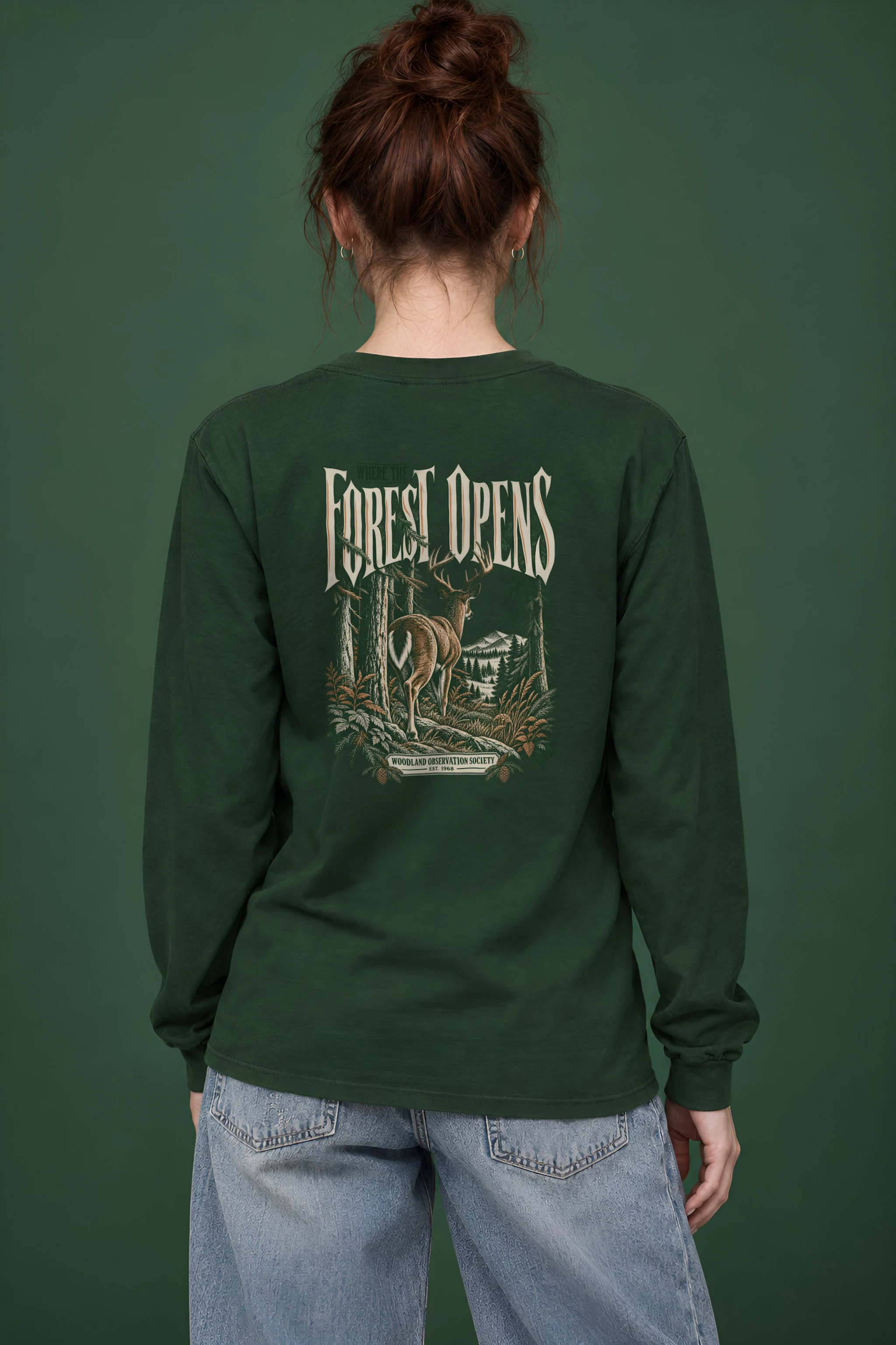 "Where the Forest Opens" Unisex Longsleeve T-shirt
