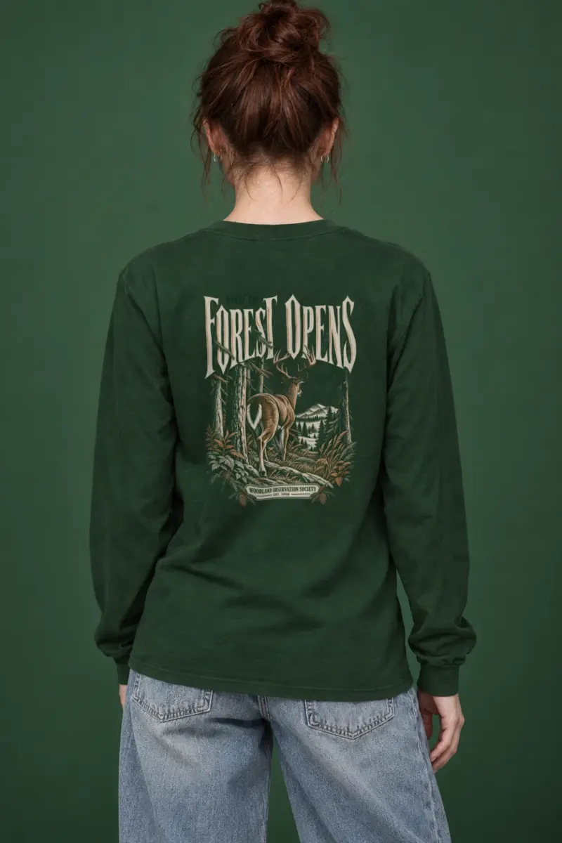 “Where the Forest Opens” Unisex Longsleeve T-shirt