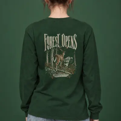 "Where the Forest Opens" Unisex Longsleeve T-shirt