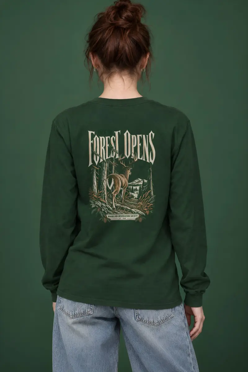 "Where the Forest Opens" Unisex Longsleeve T-shirt