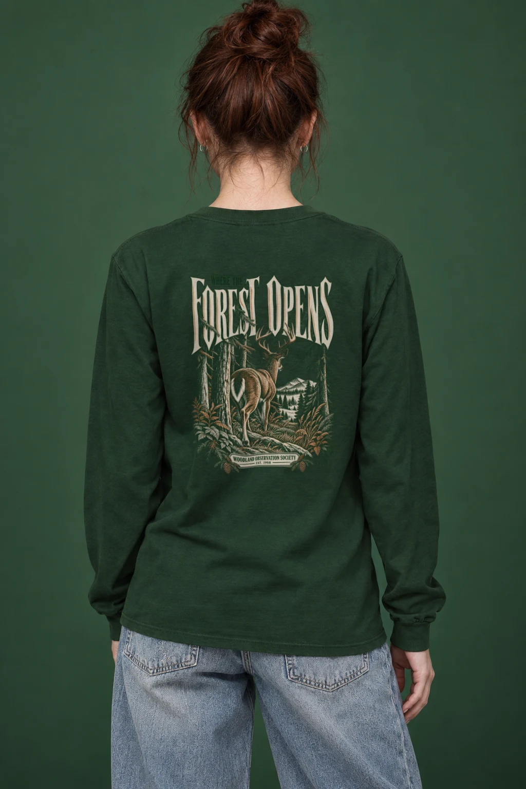 "Where the Forest Opens" Unisex Longsleeve T-shirt