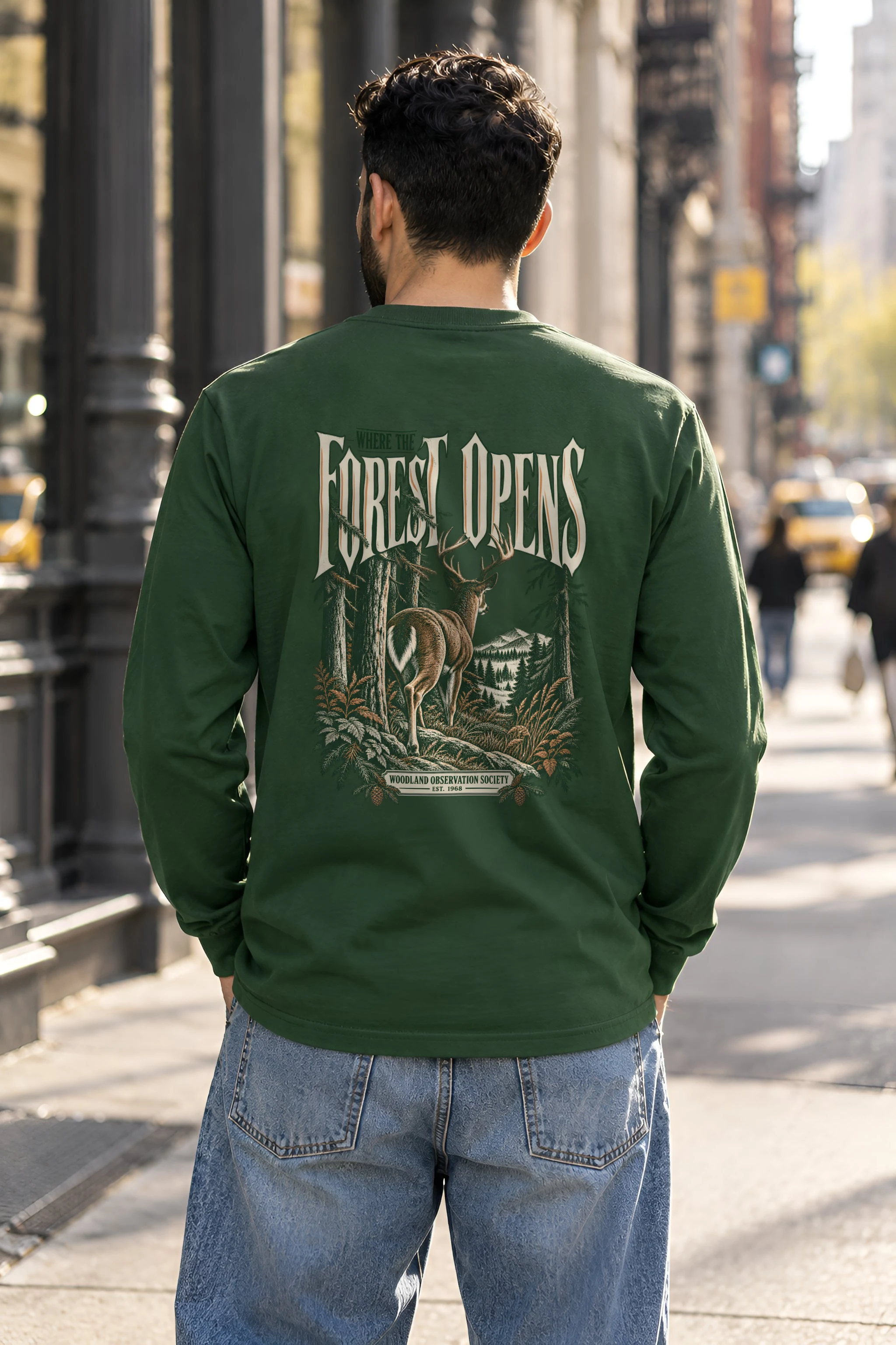 "Where the Forest Opens" Unisex Longsleeve T-shirt