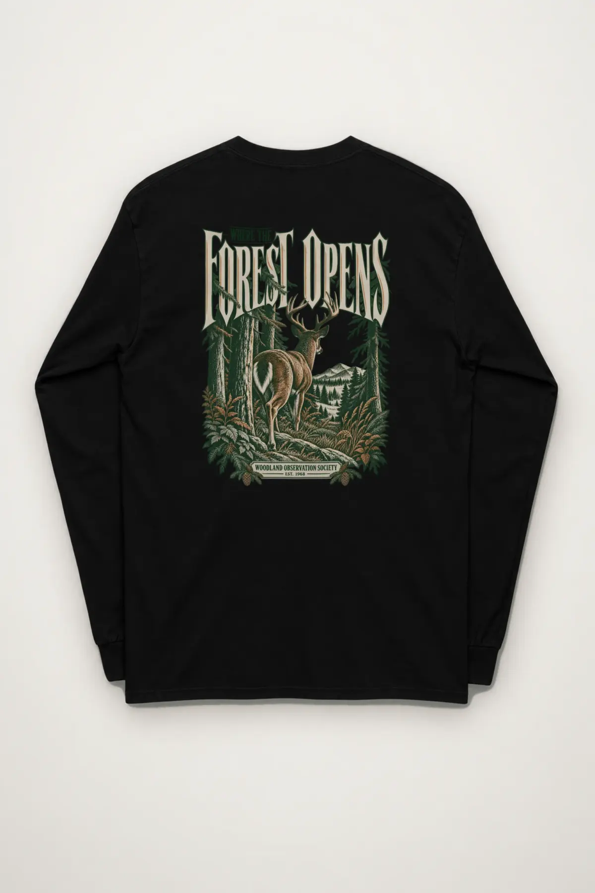 "Where the Forest Opens" Unisex Longsleeve T-shirt