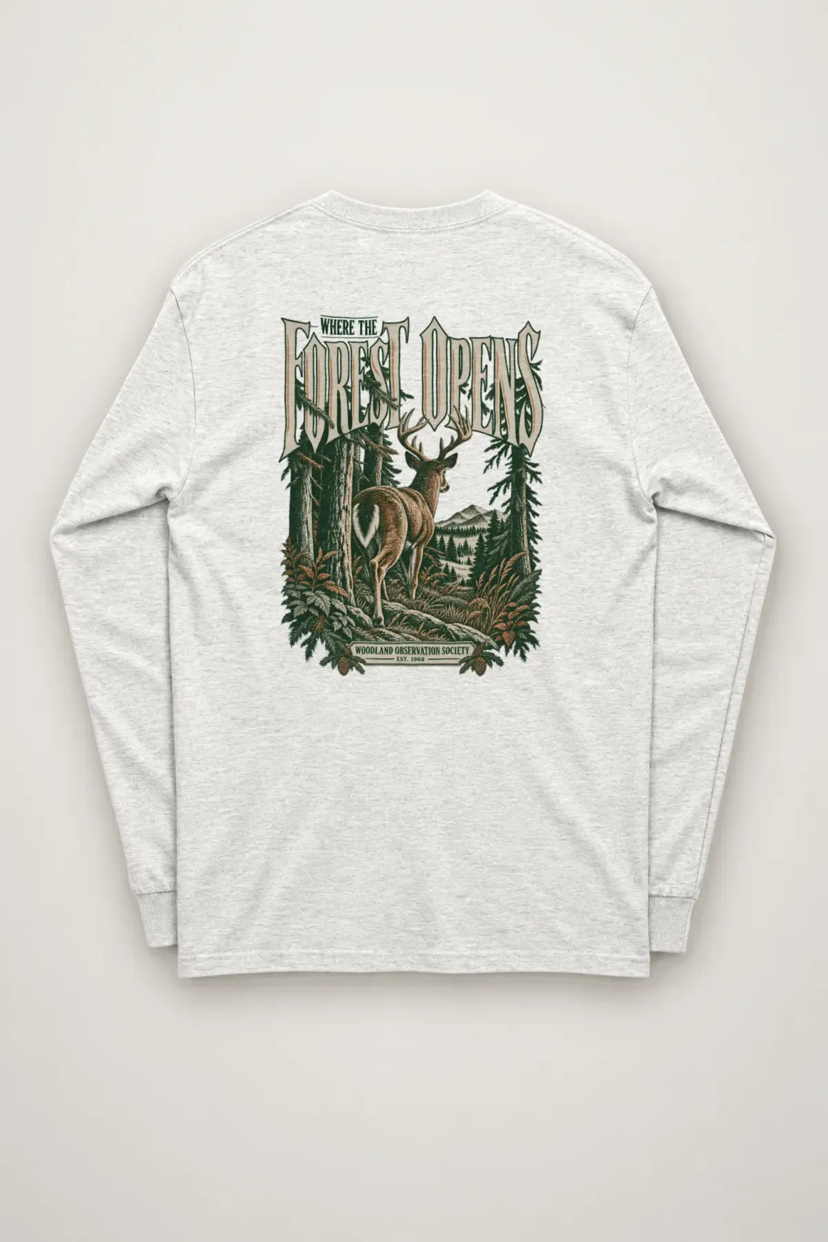 "Where the Forest Opens" Unisex Longsleeve T-shirt