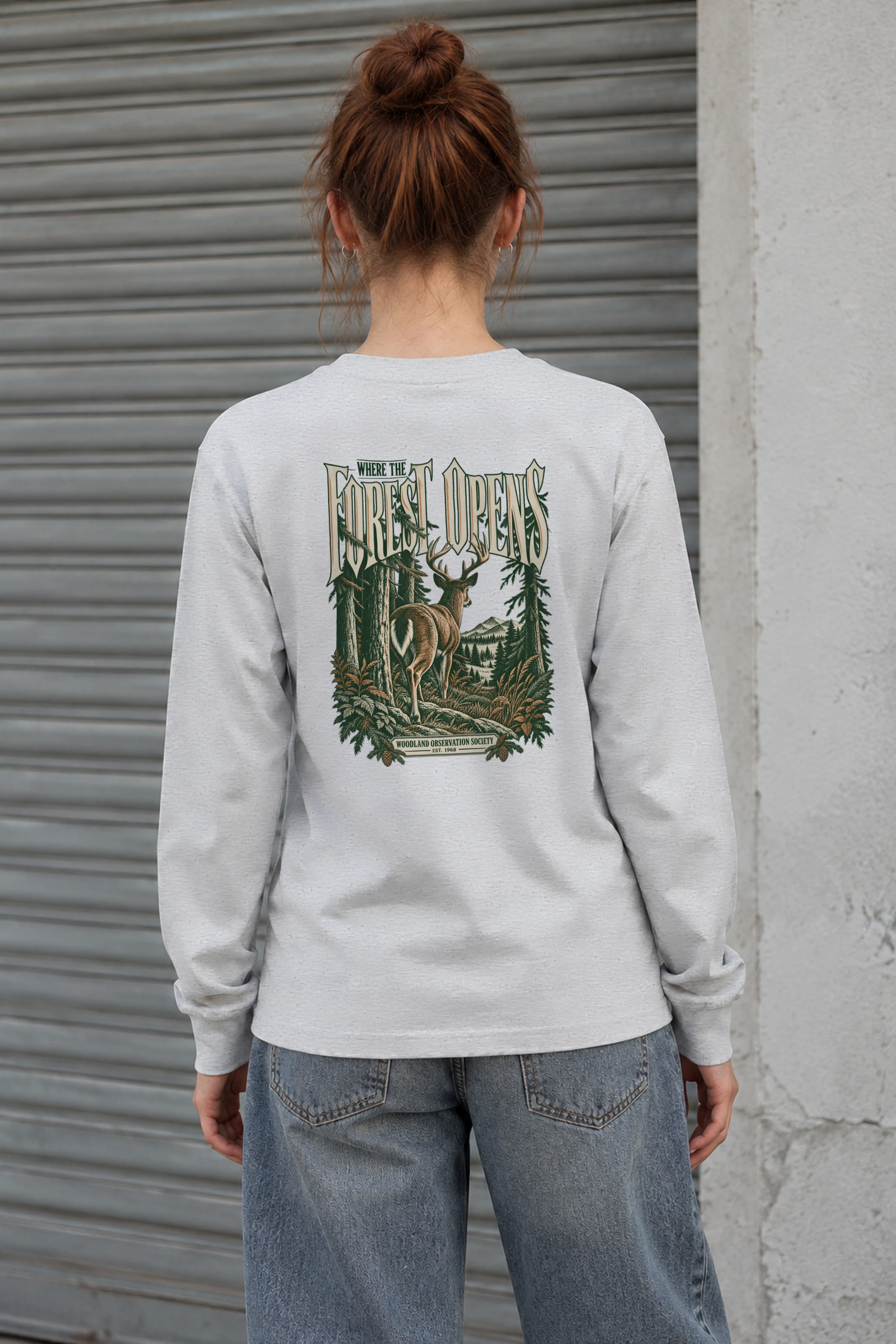 "Where the Forest Opens" Unisex Longsleeve T-shirt