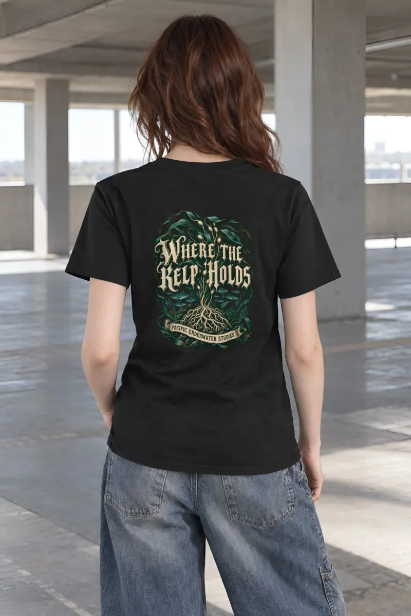 "Where the Kelp Holds" Heavyweight Unisex Crewneck T-shirt
