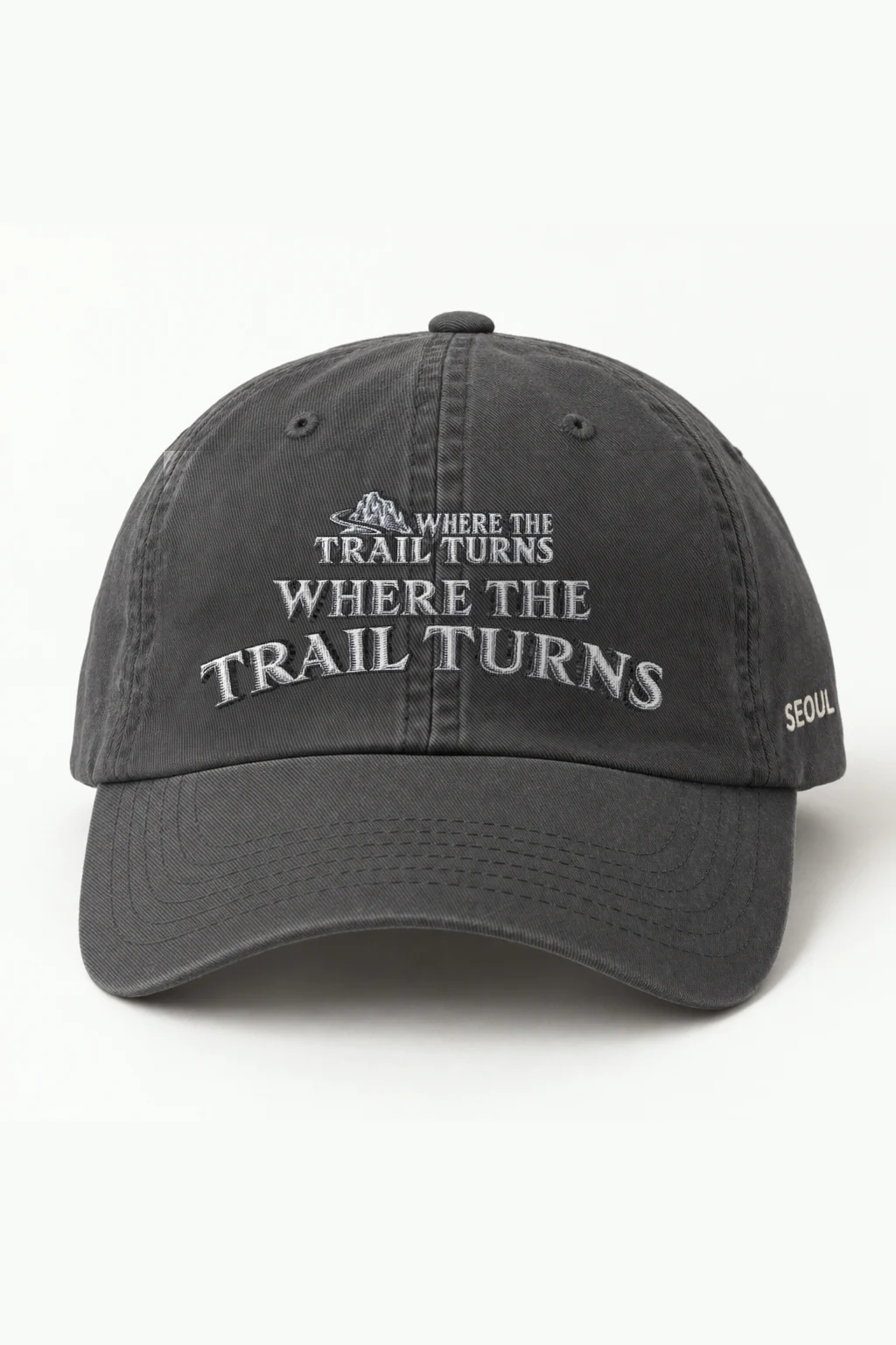 "Where The Trail Turns" Classic Dad Hat · Embroidered