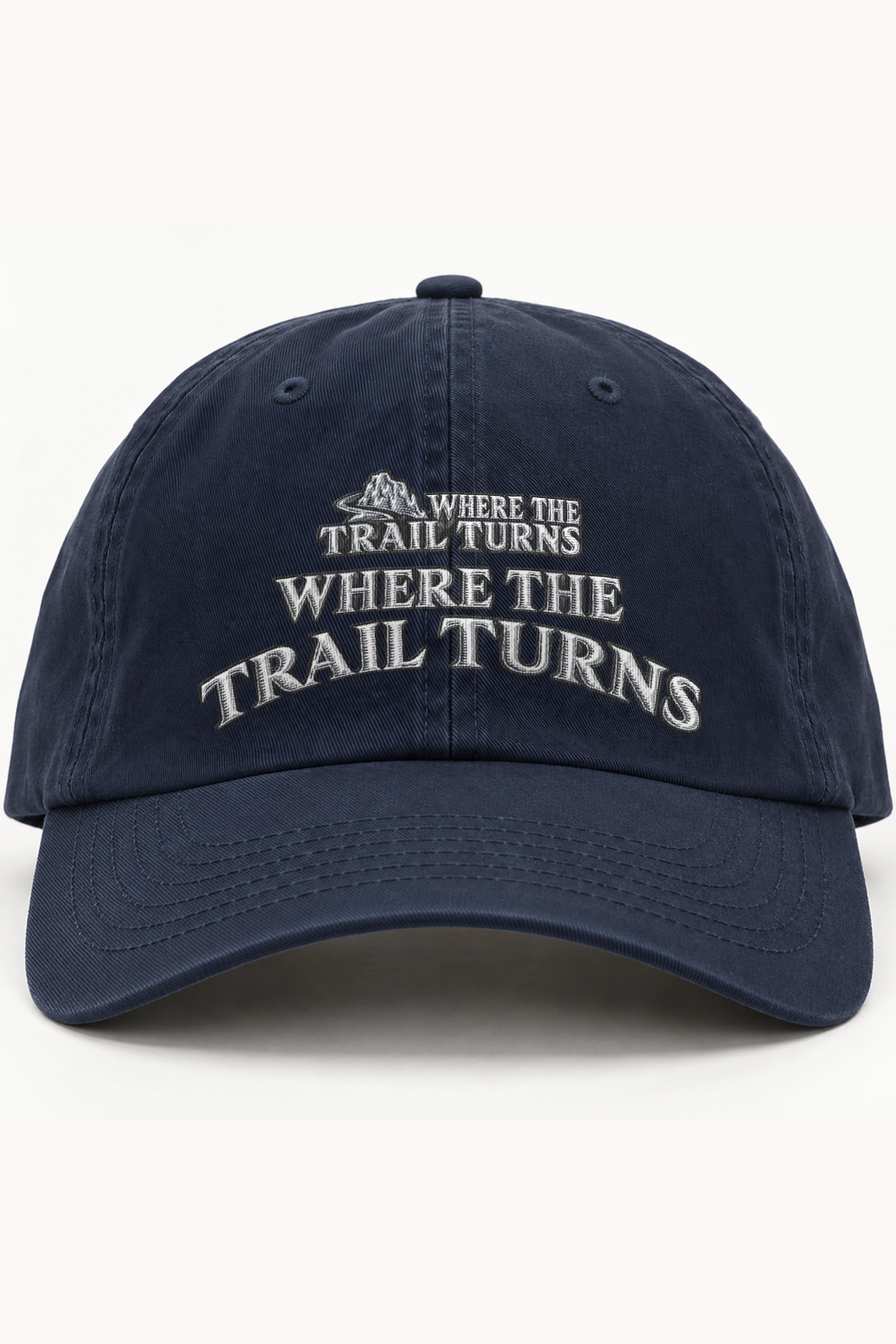 "Where The Trail Turns" Classic Dad Hat · Embroidered