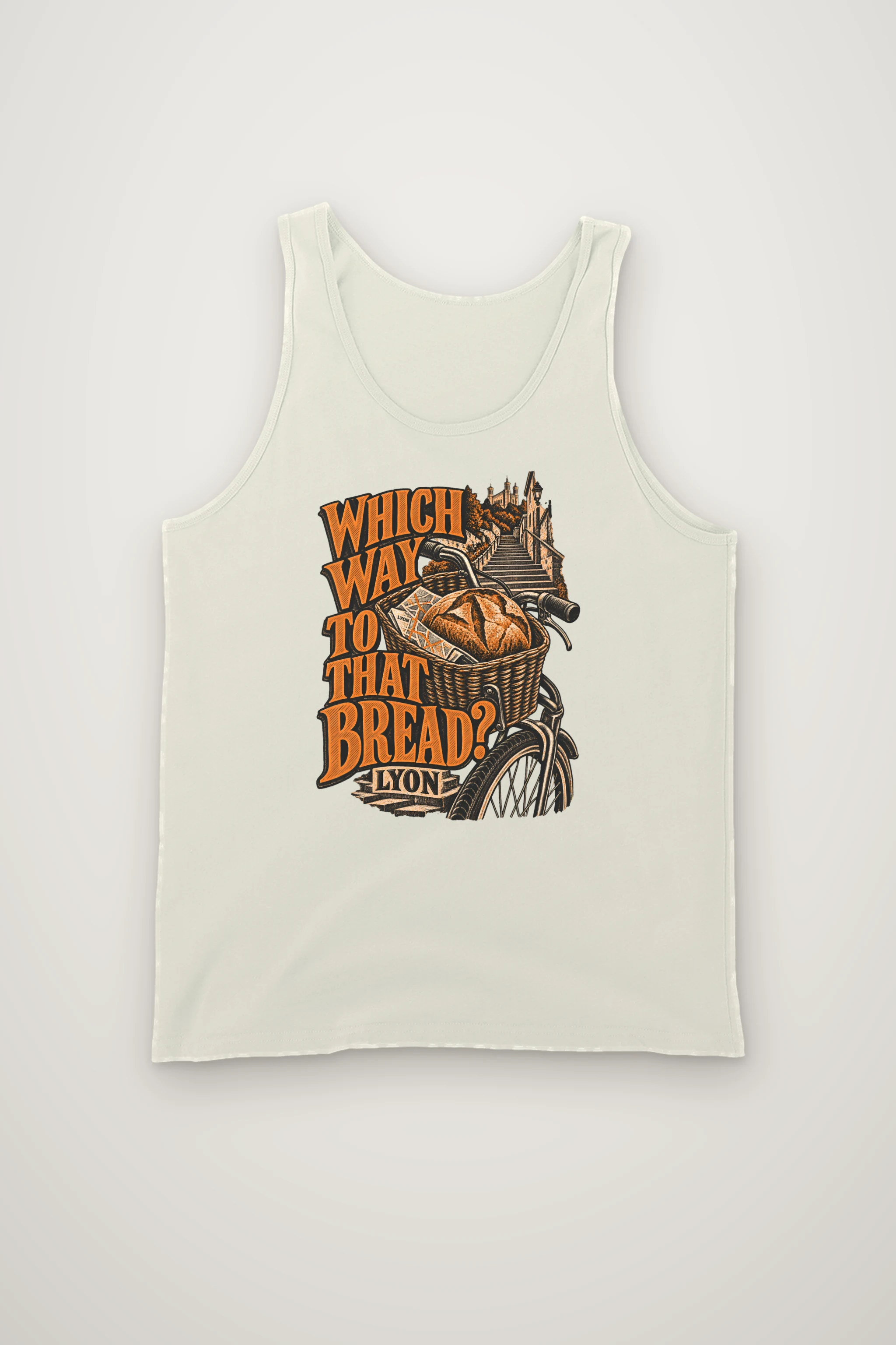 "Which Way To That Bread?" Unisex Jersey Tank
