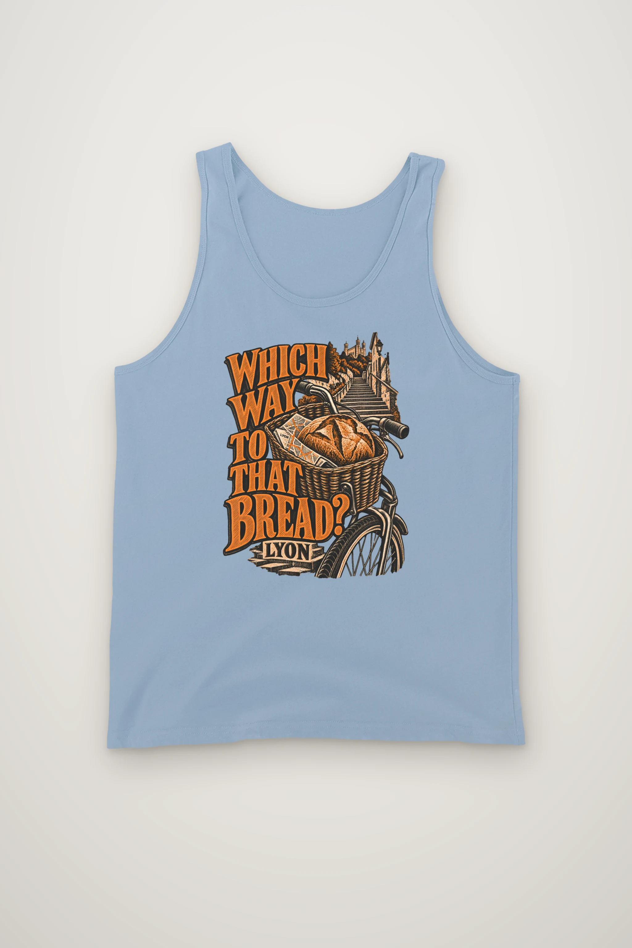 "Which Way To That Bread?" Unisex Jersey Tank