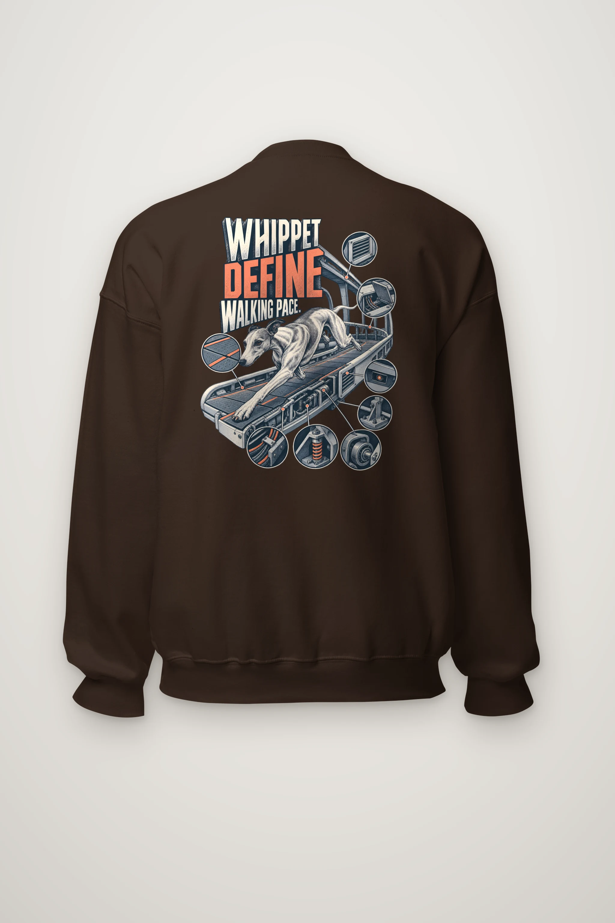 "Whippet Define Walking Pace" Heavy Blend Unisex Crewneck Sweatshirt