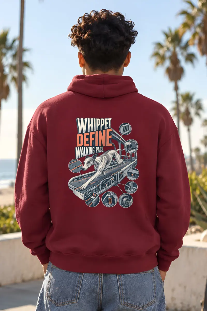 "Whippet Define Walking Pace" Heavy Blend Unisex Pullover Hoodie