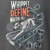 "Whippet Define Walking Pace" Heavyweight Unisex Crewneck T-shirt