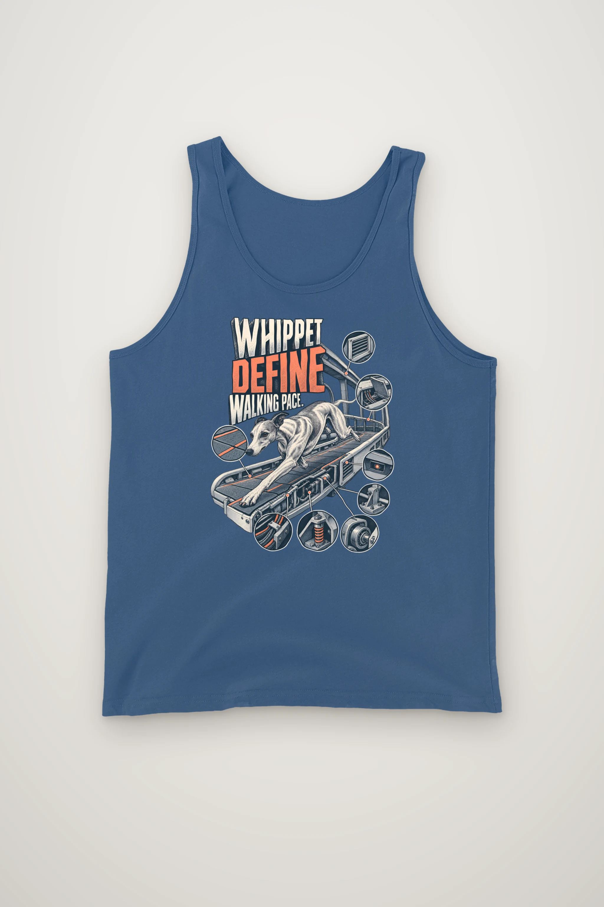 "Whippet Define Walking Pace" Unisex Jersey Tank