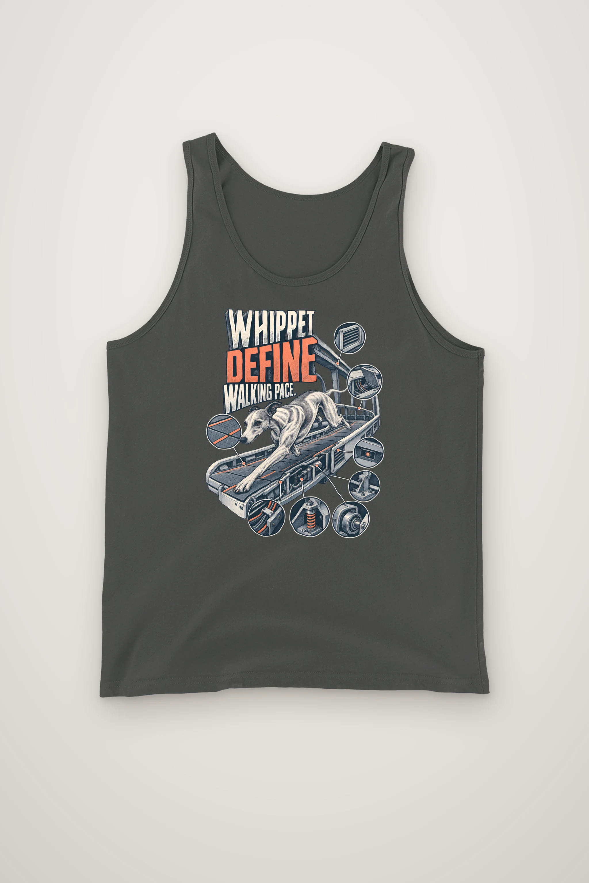 "Whippet Define Walking Pace" Unisex Jersey Tank