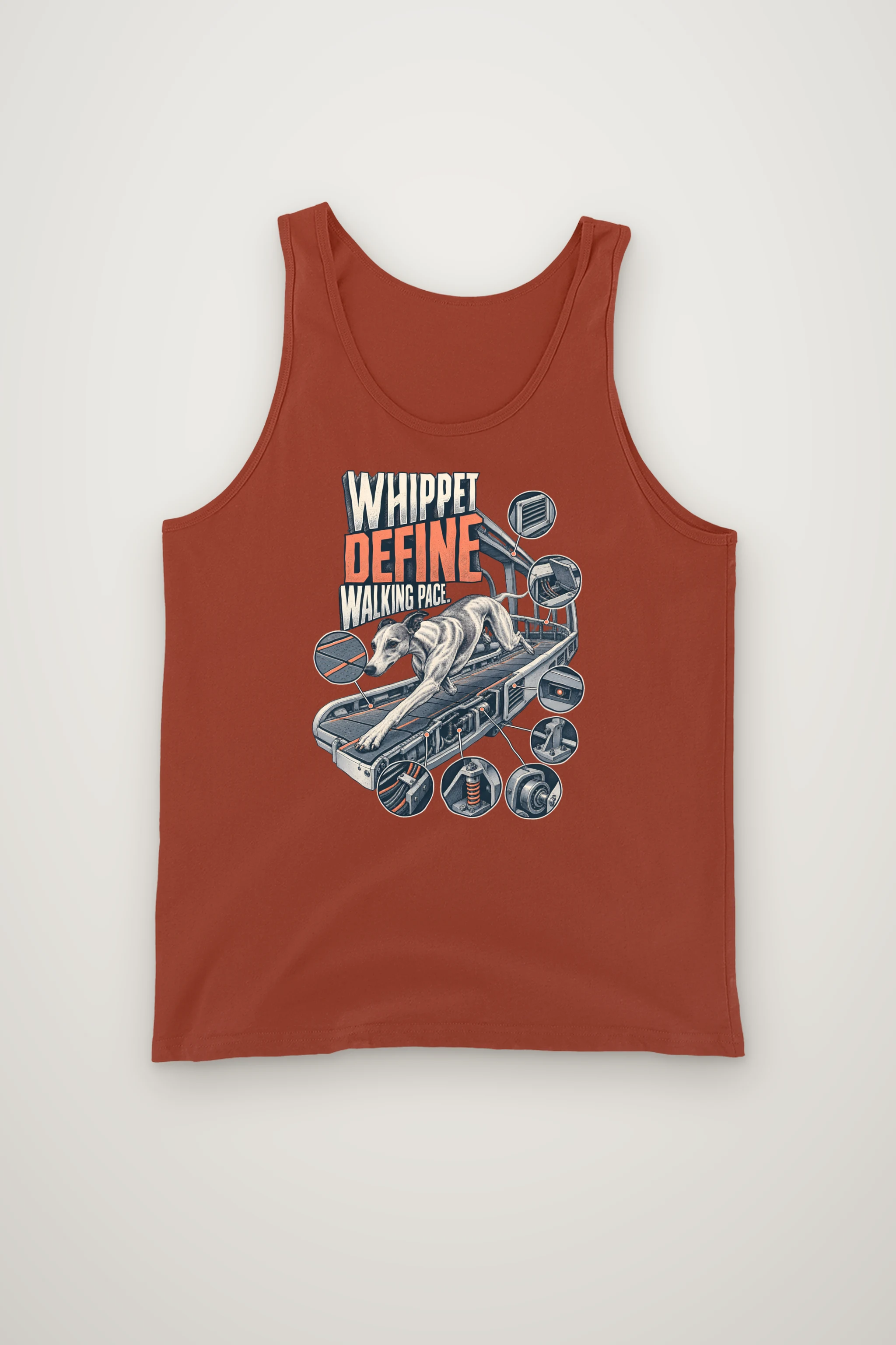 "Whippet Define Walking Pace" Unisex Jersey Tank