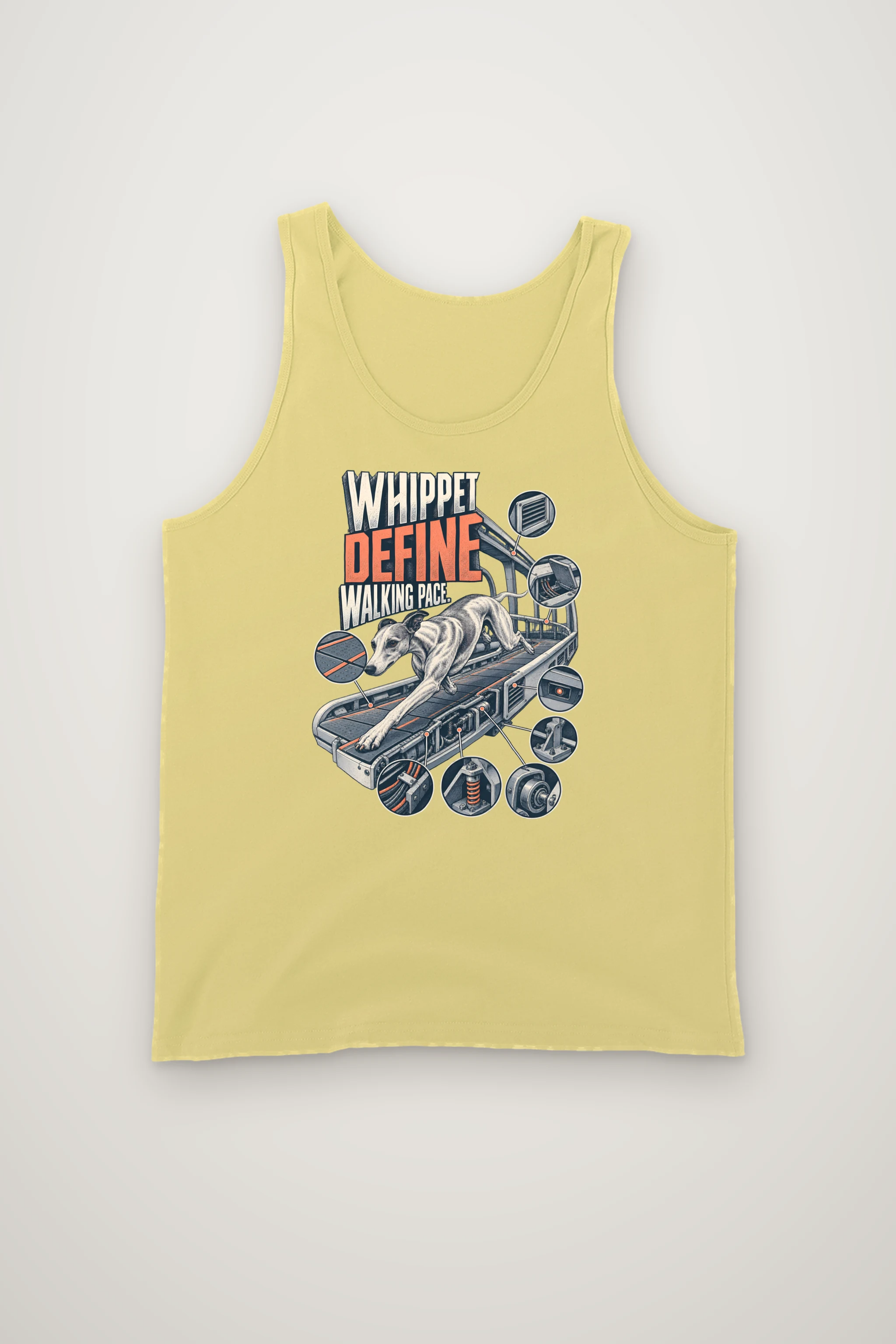 "Whippet Define Walking Pace" Unisex Jersey Tank