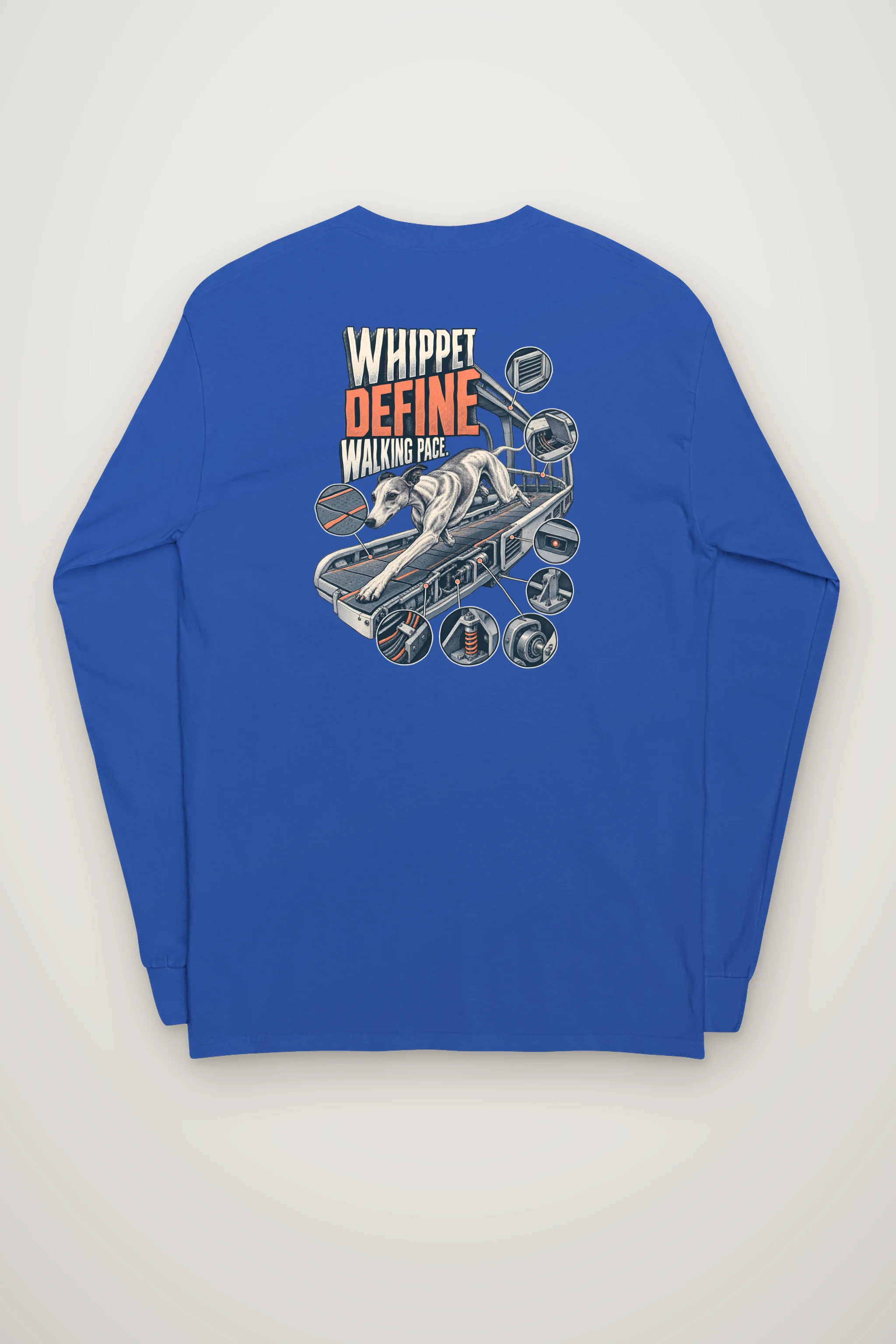 "Whippet Define Walking Pace" Unisex Longsleeve T-shirt