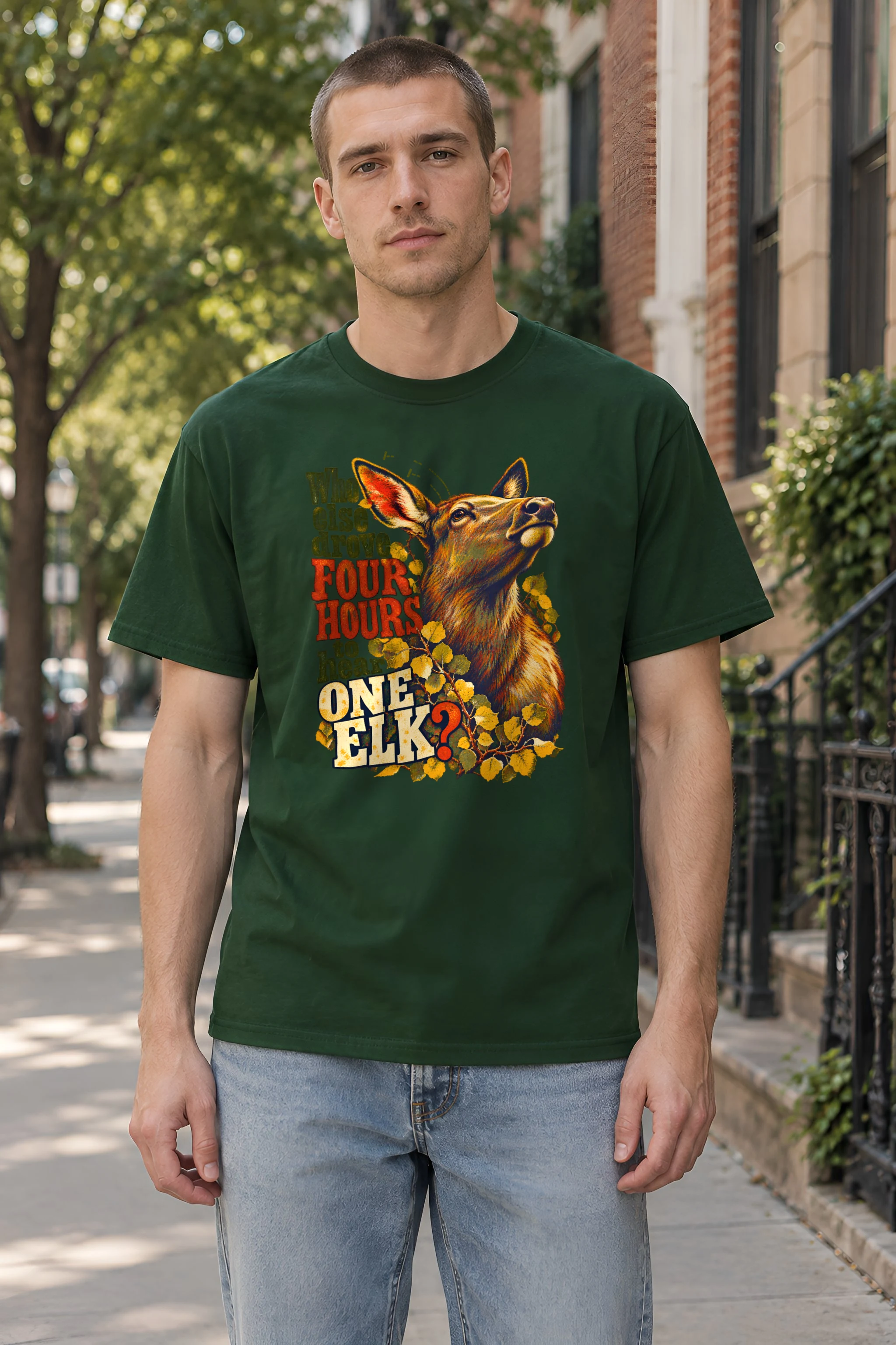 "Who Else Drove Four Hours" Heavyweight Unisex Crewneck T-shirt