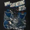 "Who Said Nothing Happens This Late" Heavyweight Unisex Crewneck T-shirt
