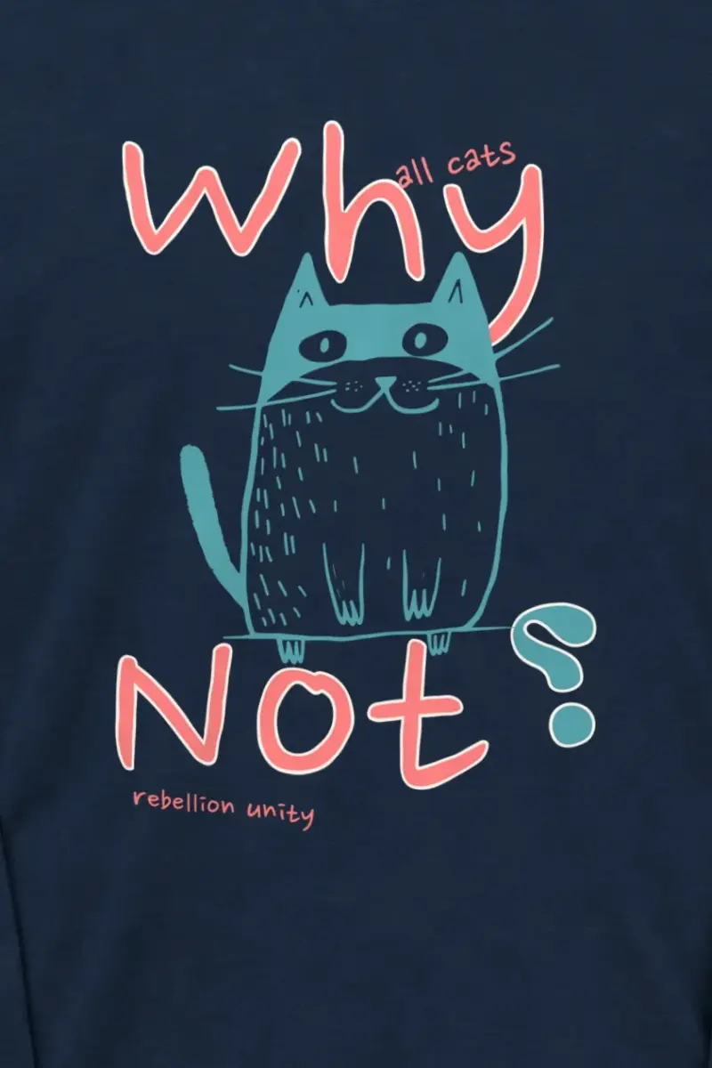 "Why Noy Cat" Unisex Longsleeve T-shirt