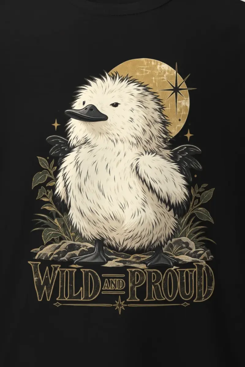"Wild And Proud" Heavyweight Unisex Crewneck T-shirt