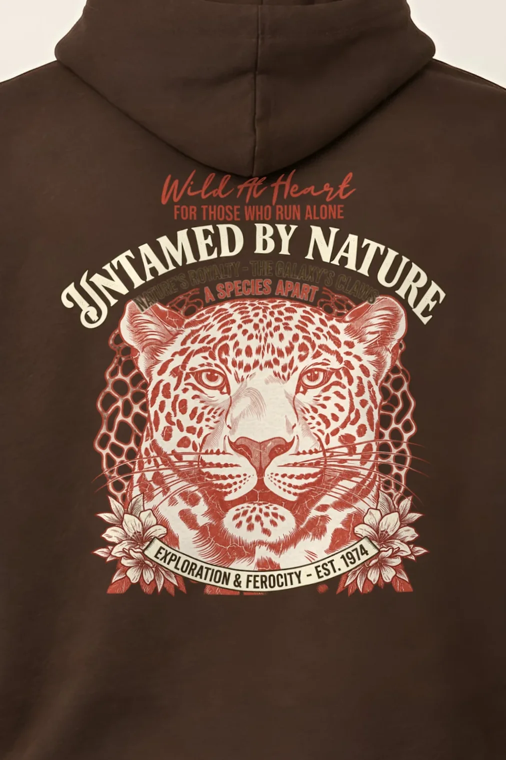 "Wild At Heart" 1 Pullover Hoodie - the graphic up close