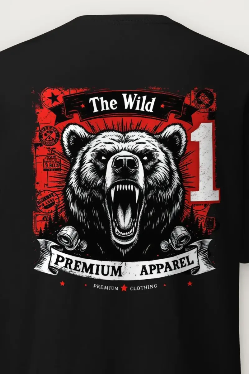 "Wild Premium Apparel" Heavyweight Unisex Crewneck T-shirt