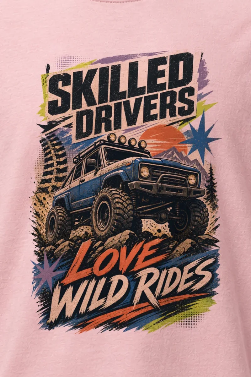 "Wild Rides" Heavyweight Unisex Crewneck T-shirt