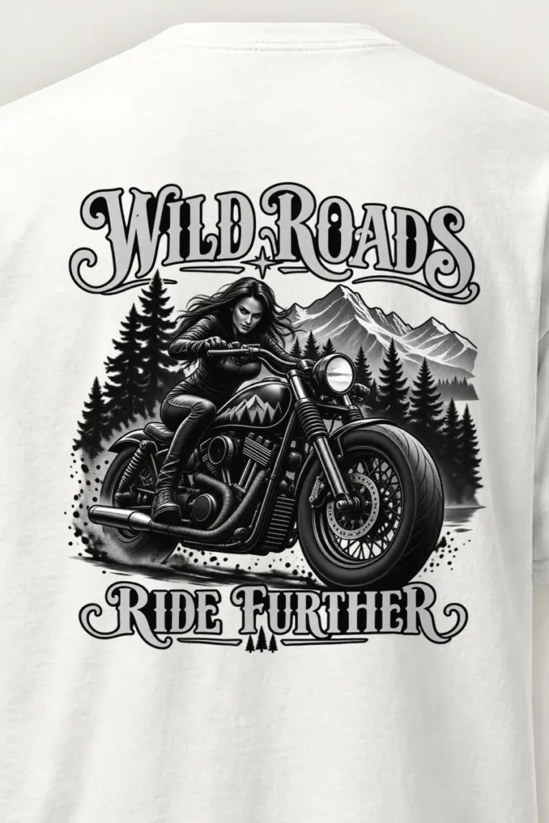 "Wild Roads" Heavyweight Unisex Crewneck T-shirt