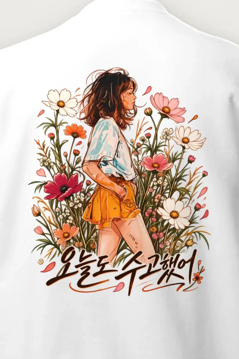 "Wildflower Repose" Heavy Blend Unisex Crewneck Sweatshirt