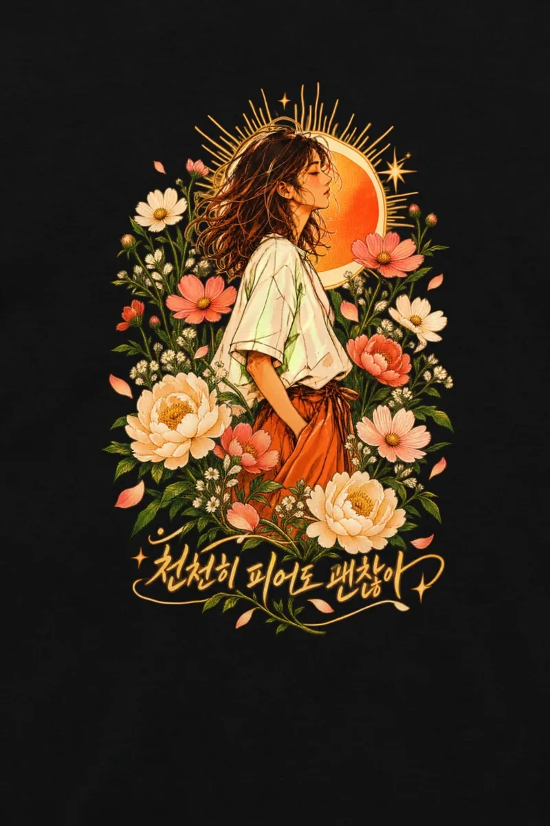 "Wildflower Reverie" Unisex Longsleeve T-shirt