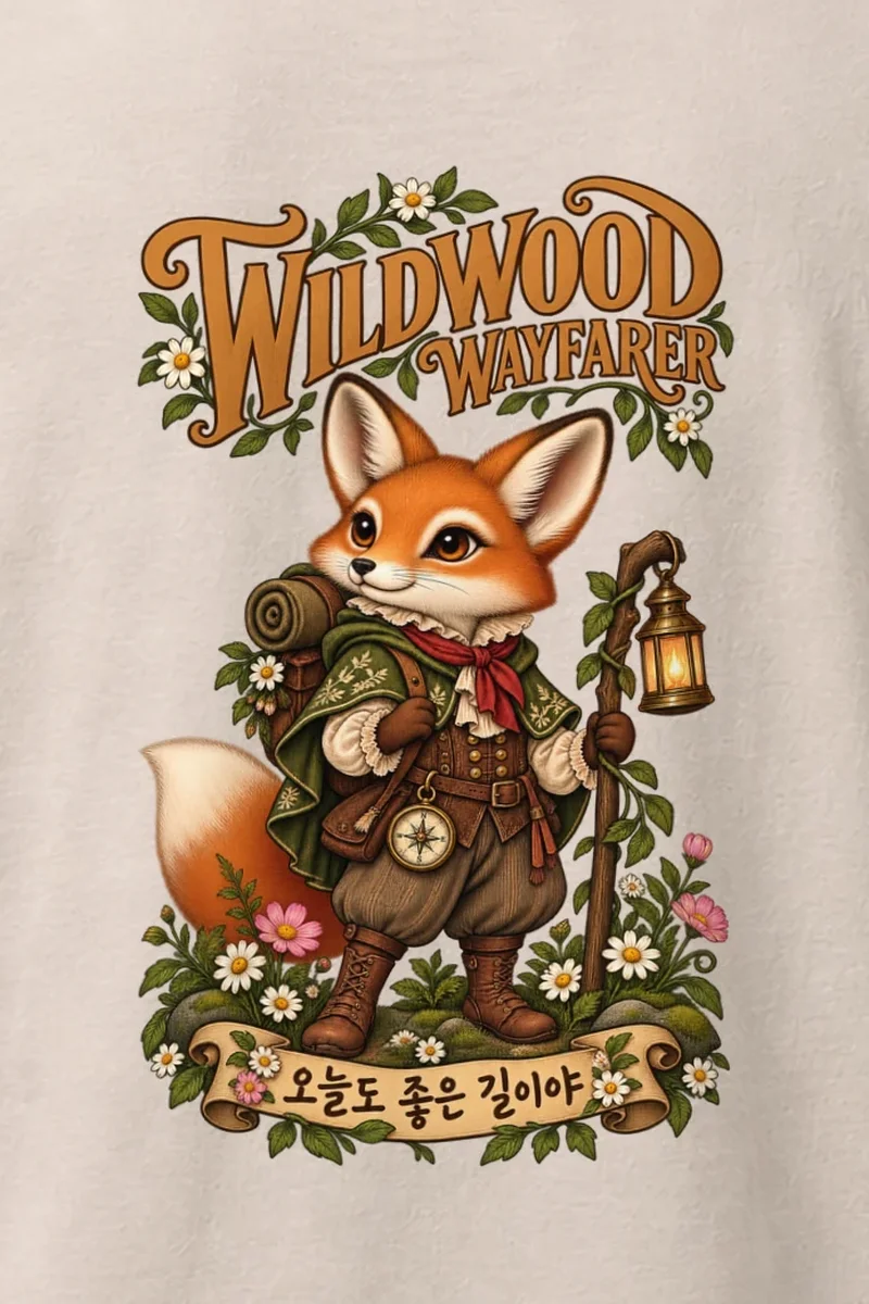 "Wildwood Wayfarer" Heavyweight Unisex Crewneck T-shirt