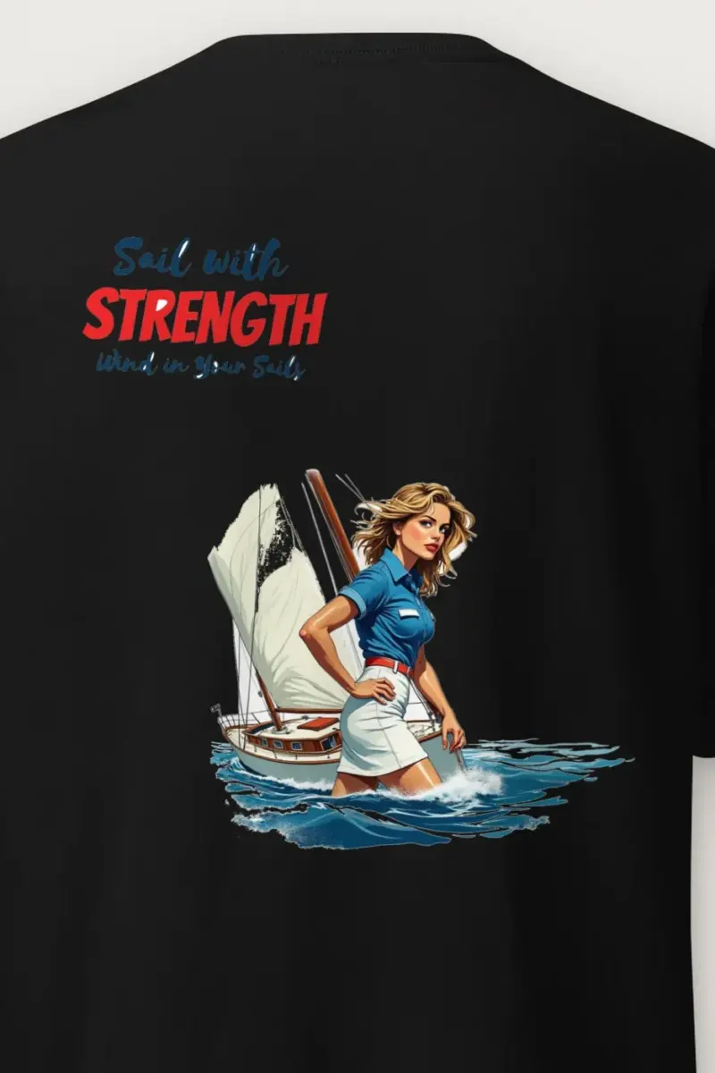 "Wind In Your Sails" Heavyweight Unisex Crewneck T-shirt