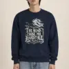 "Windblown Rose And Waves" Heavy Blend Unisex Crewneck Sweatshirt