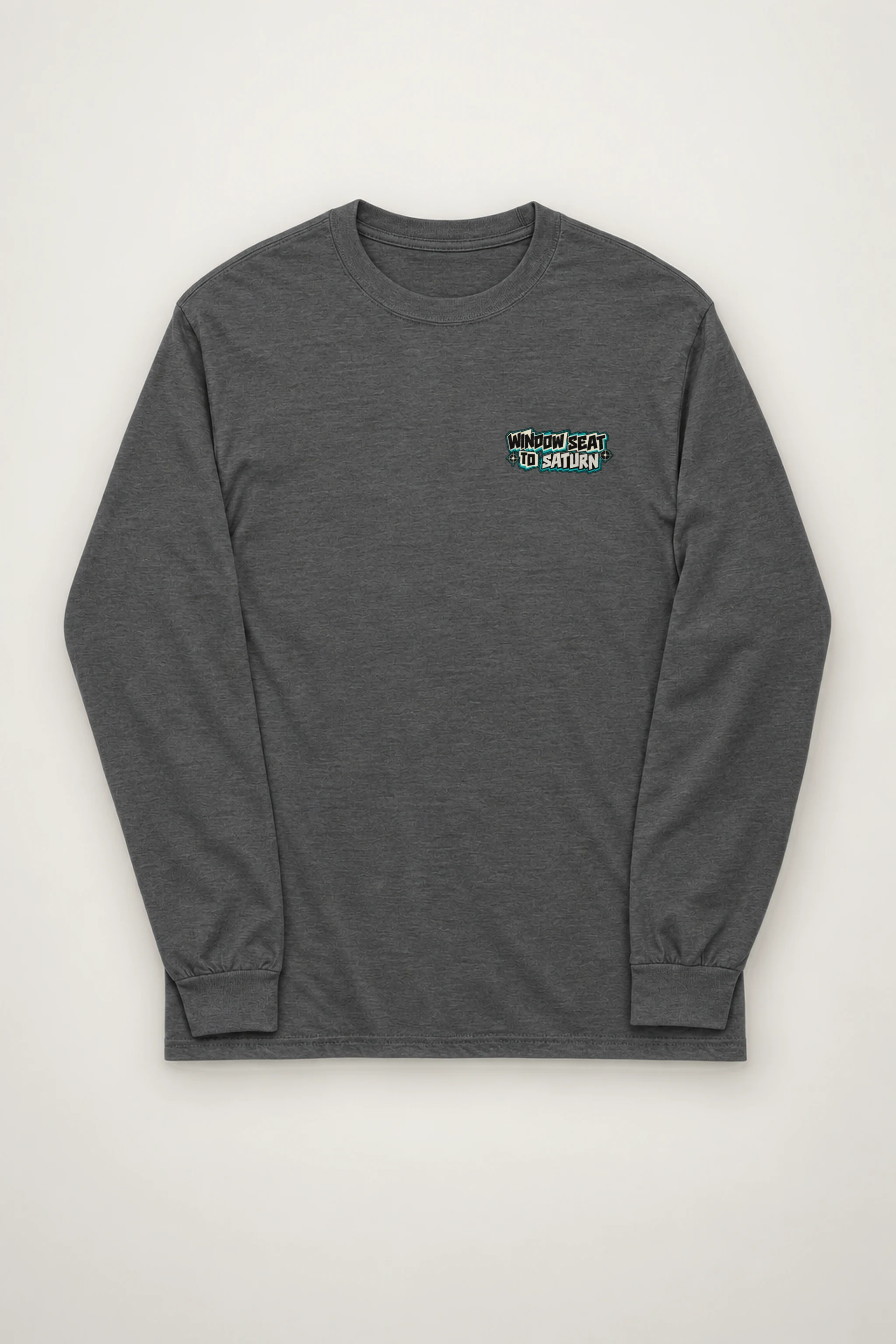 "Window Seat to Saturn" Unisex Longsleeve T-shirt