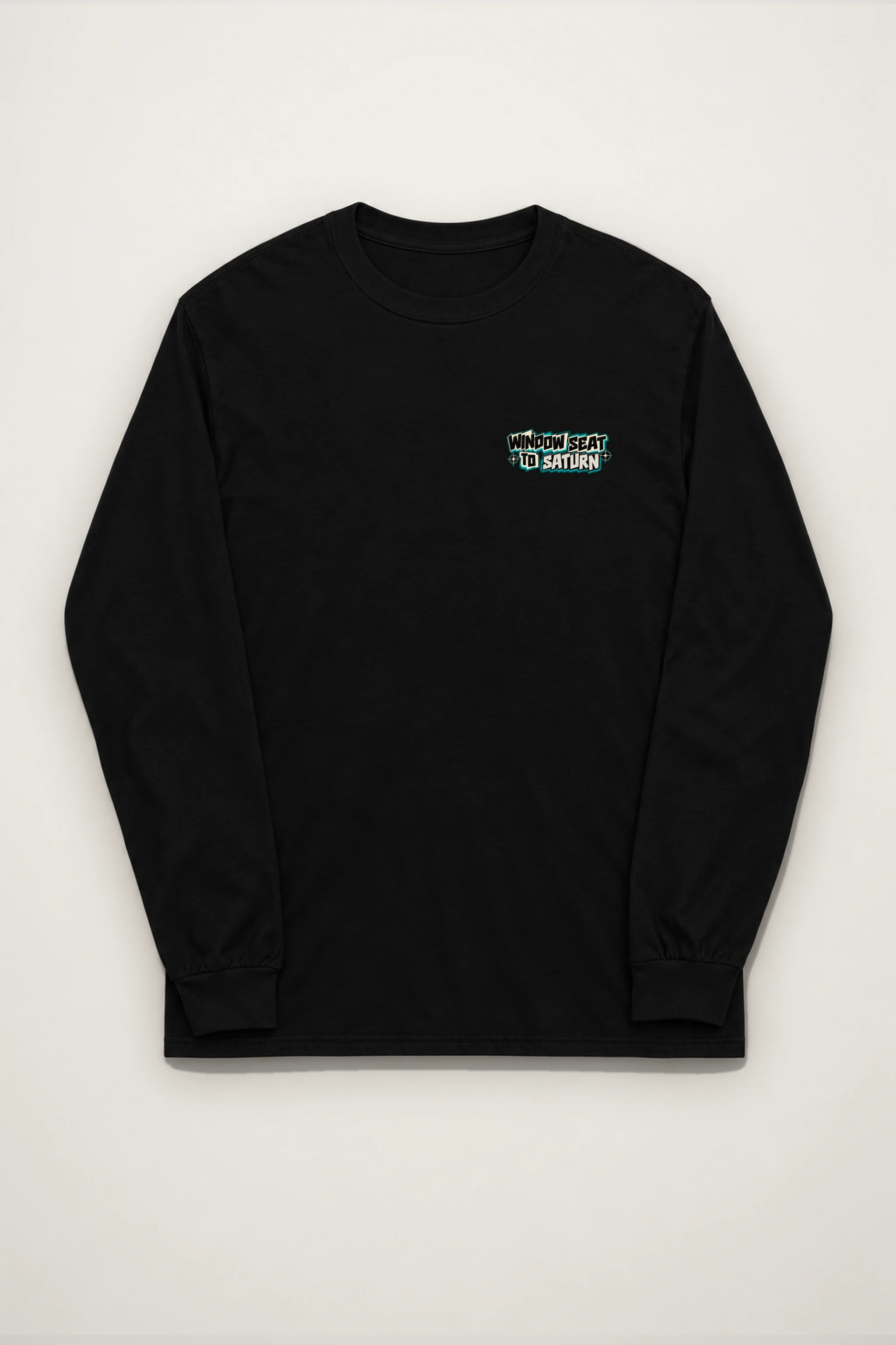 "Window Seat to Saturn" Unisex Longsleeve T-shirt