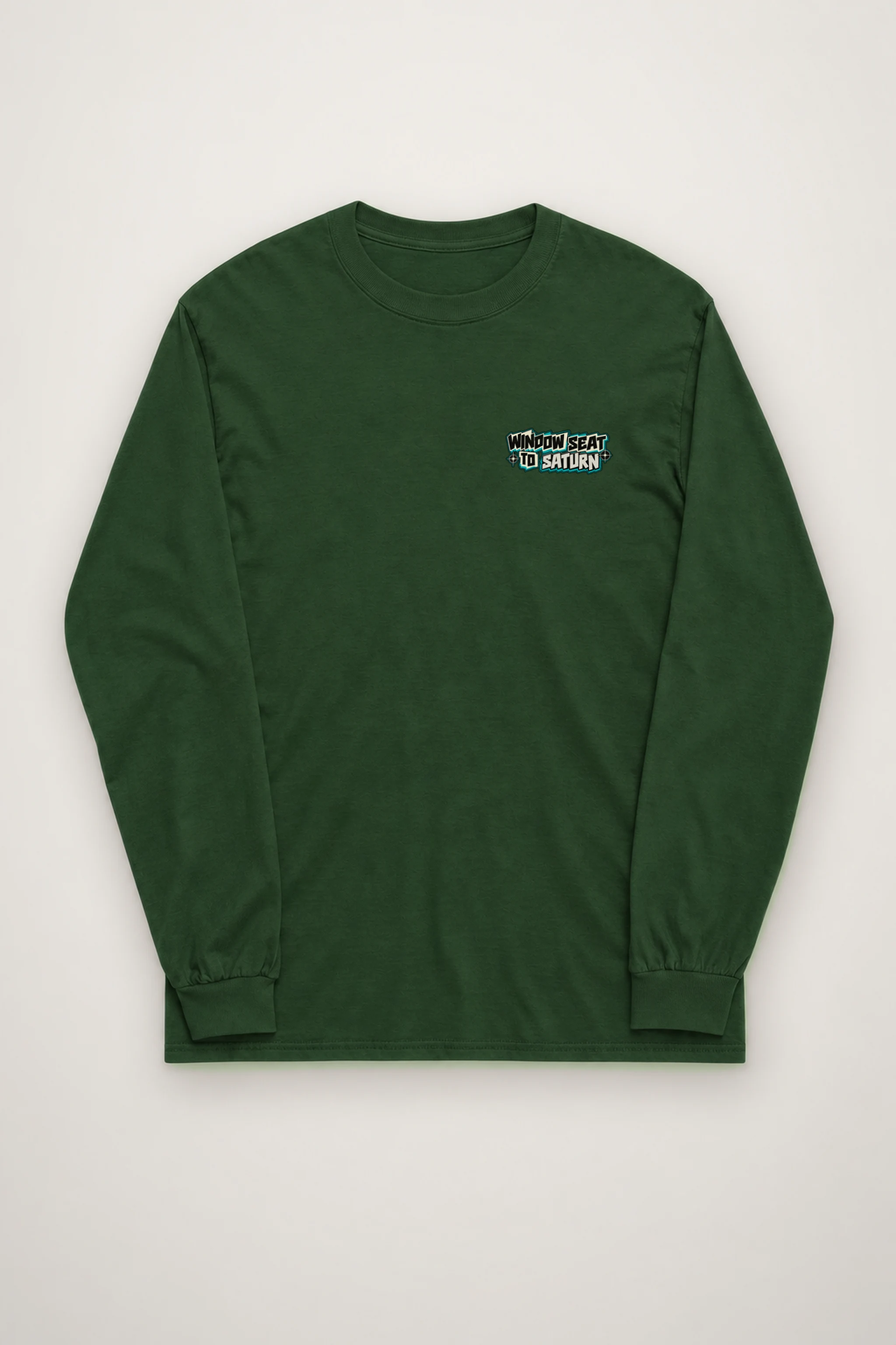"Window Seat to Saturn" Unisex Longsleeve T-shirt