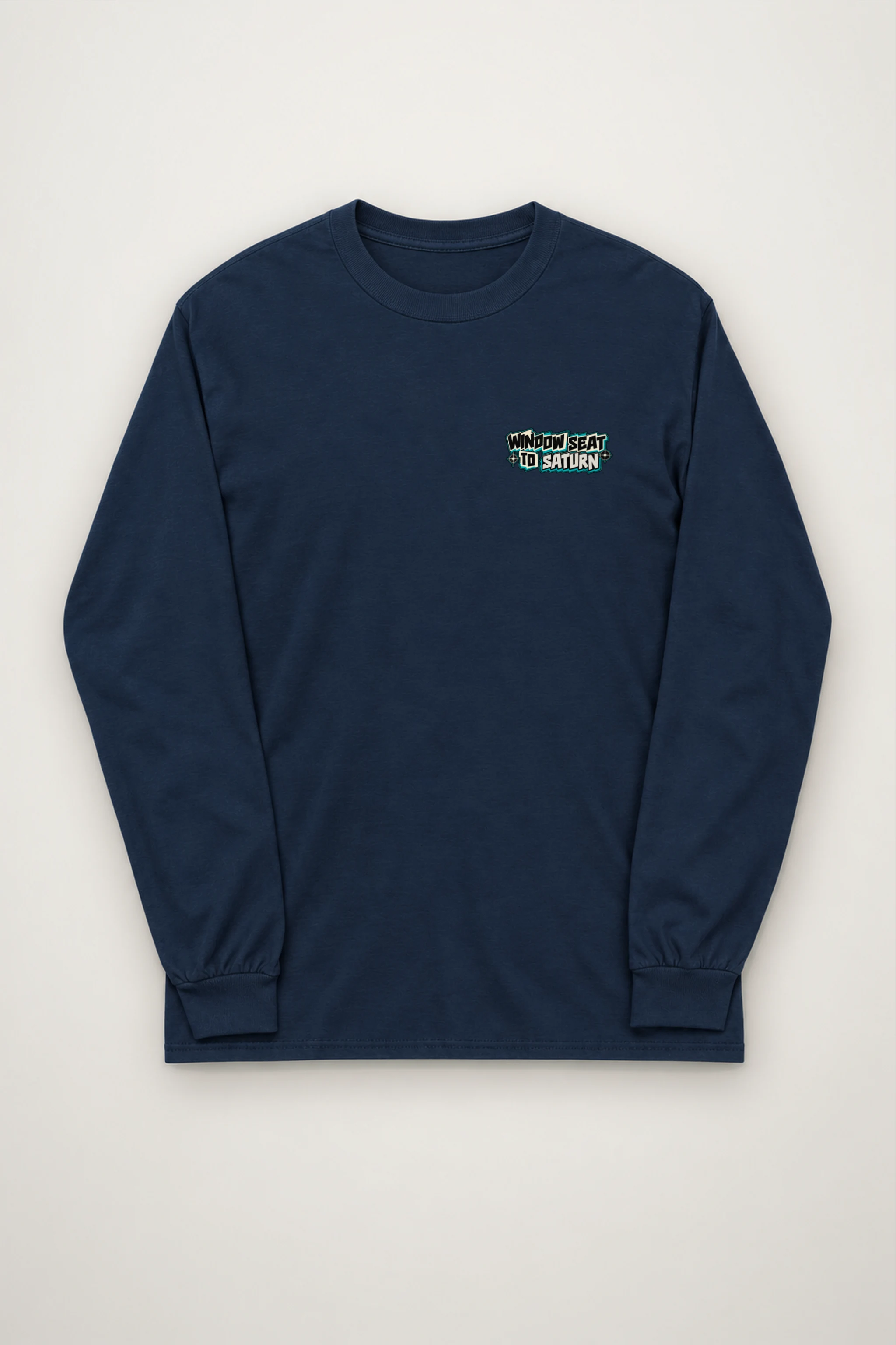 "Window Seat to Saturn" Unisex Longsleeve T-shirt