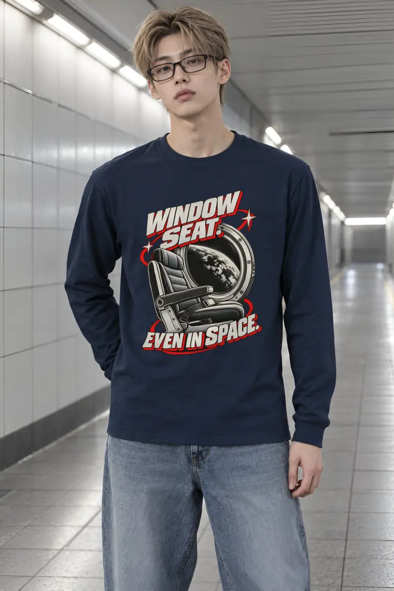"Window Seat" Unisex Longsleeve T-shirt
