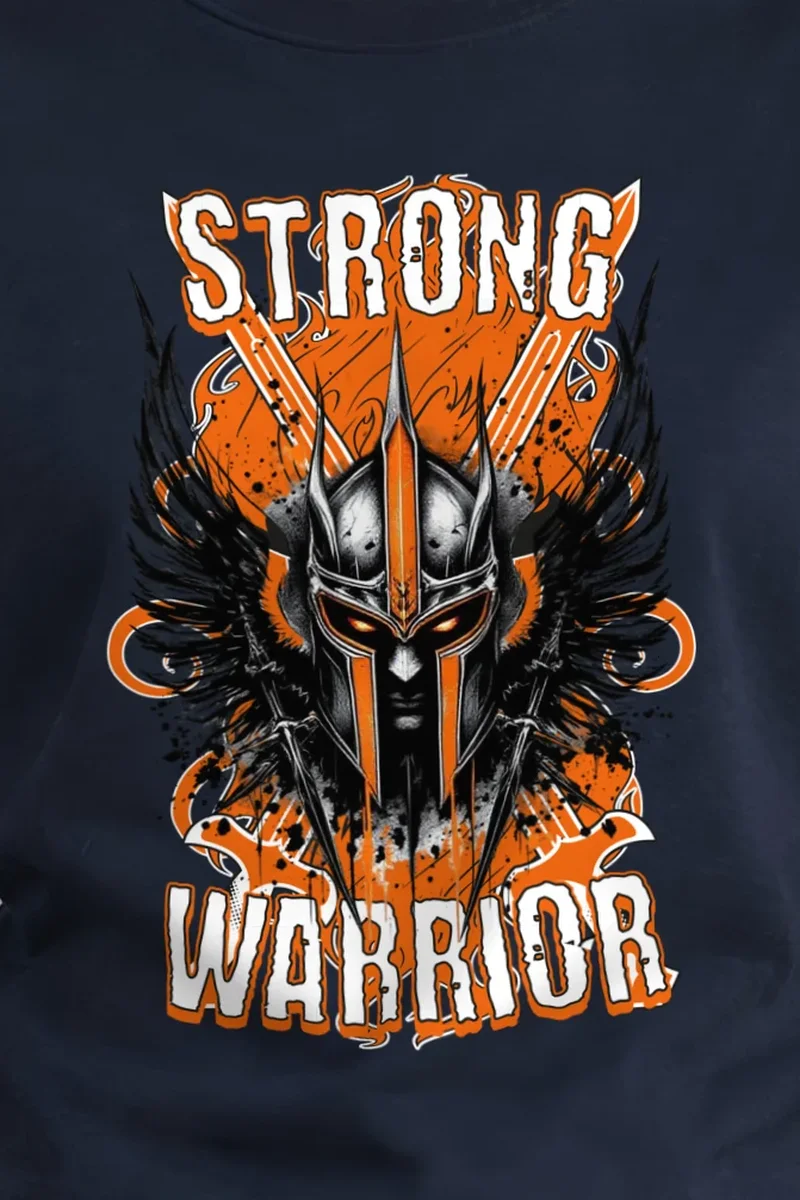 "Winged Arsenal" Heavyweight Unisex Crewneck T-shirt - the graphic up close