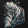 "Winter Has a Pulse" Men's Oversized Heavyweight Crewneck T-Shirt