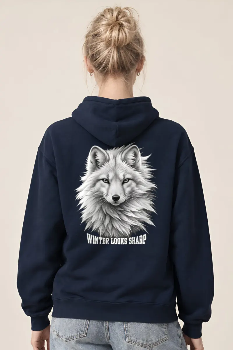 "Winter Looks Sharp" Heavy Blend Unisex Pullover Hoodie