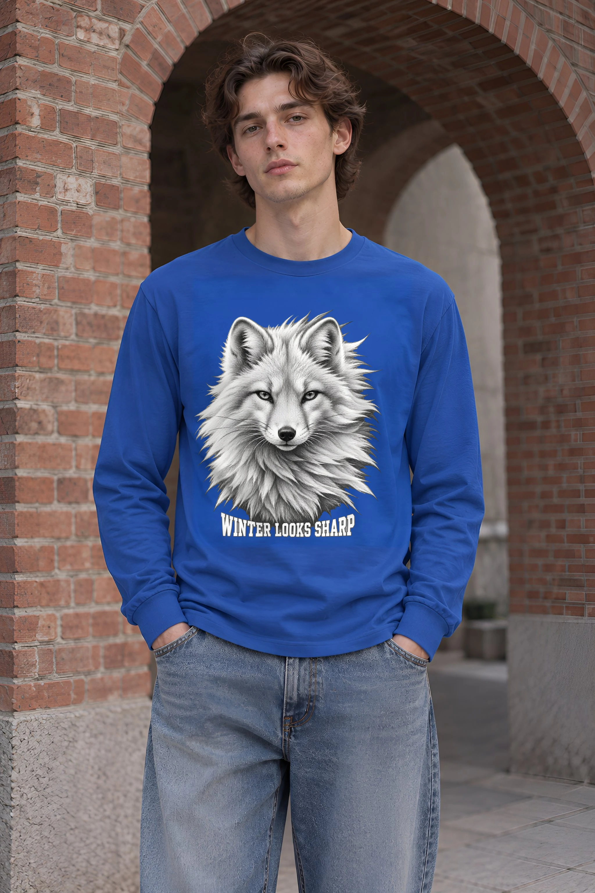 "Winter Looks Sharp" Unisex Longsleeve T-shirt