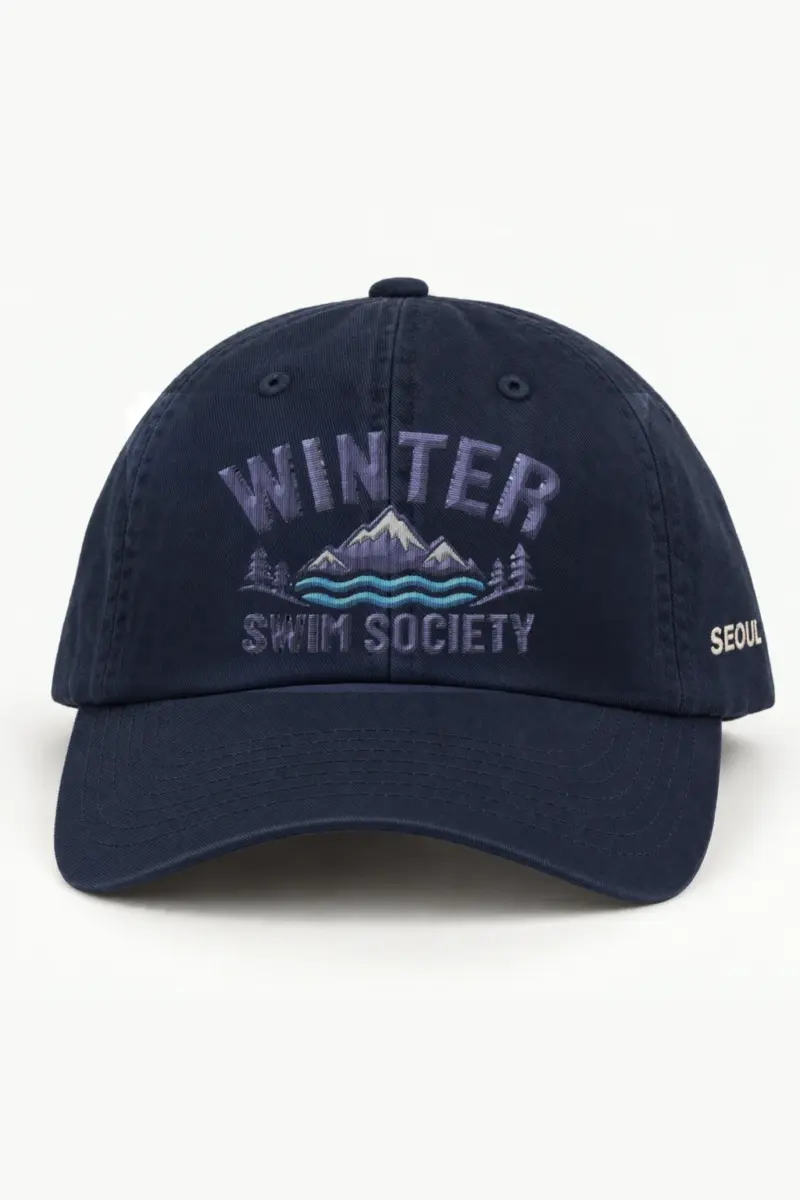 “Winter Swim Society” Classic Dad Hat · Embroidered