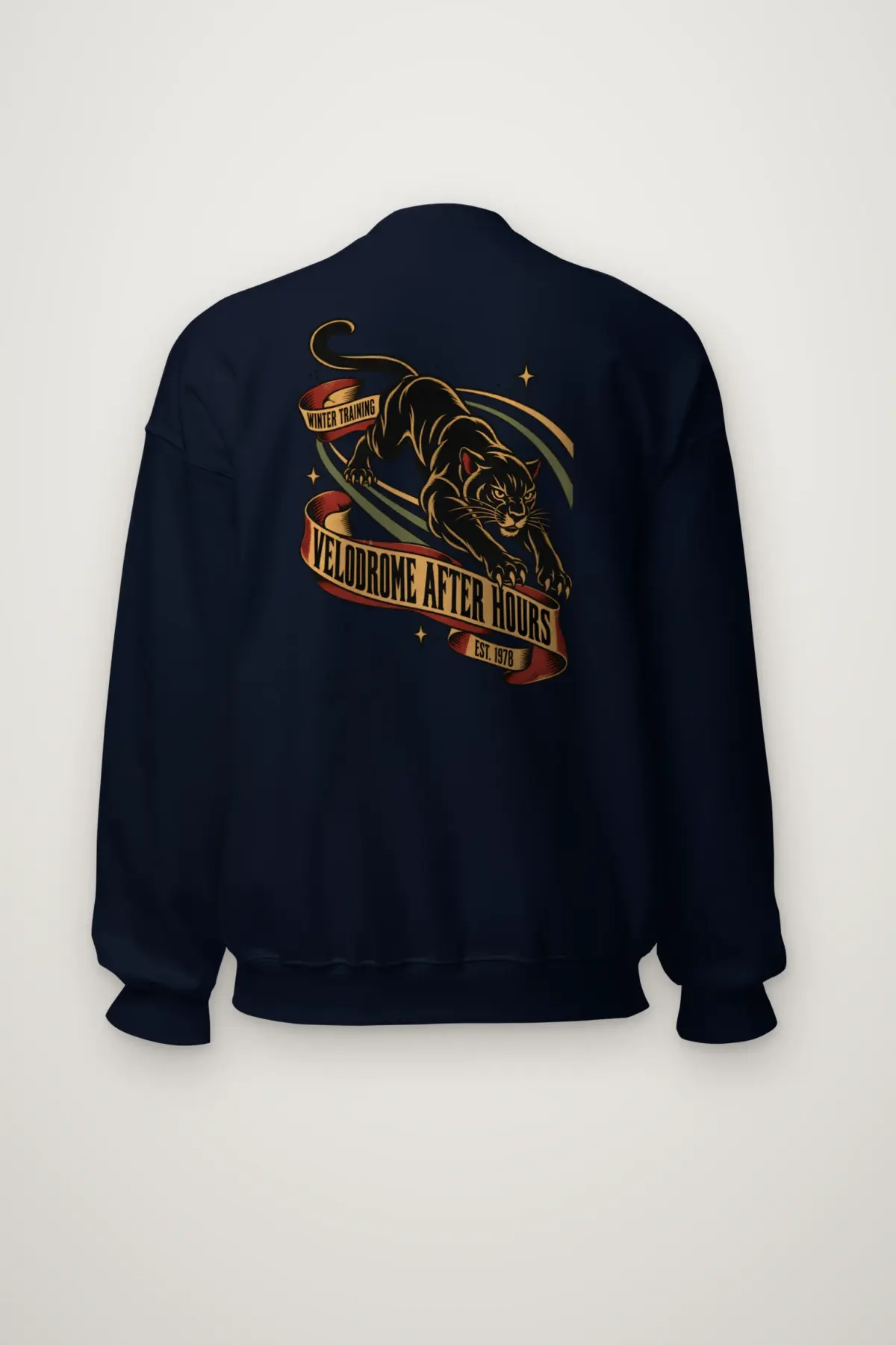 "Winter Training Velodrome" Heavy Blend Unisex Crewneck Sweatshirt