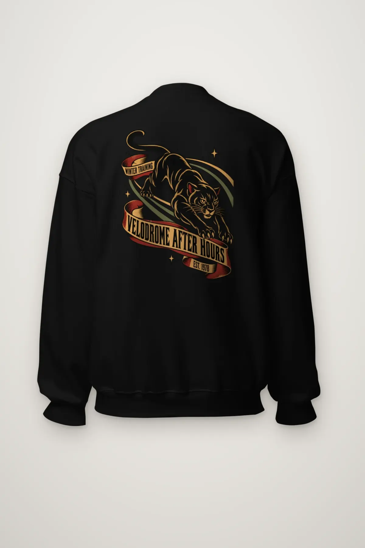 "Winter Training Velodrome" Heavy Blend Unisex Crewneck Sweatshirt